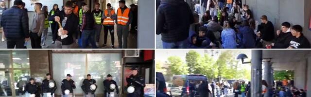 Otac maturanta uhapšenog u Valjevu tvrdi da su sinoć bačene eksplozivne naprave na njegovu kuću