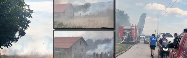Dva sata pakla kod Niša: Požar opkolio 12 domova, vatrogasci uleteli u buktinju i spasili naselje od katastrofe