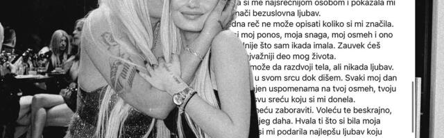 "Bila si moje srce" Nevena Hot se potresnim rečima oprostila od ćerke koja je tragično nastradala