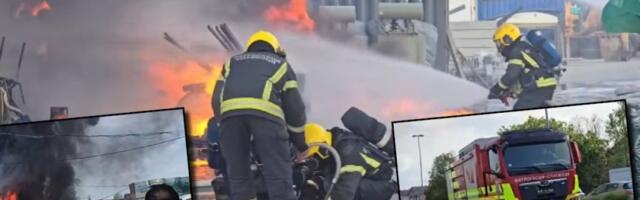 Stanovnici evakuisani: Vatra progutala više od deset objekata u Prokuplju