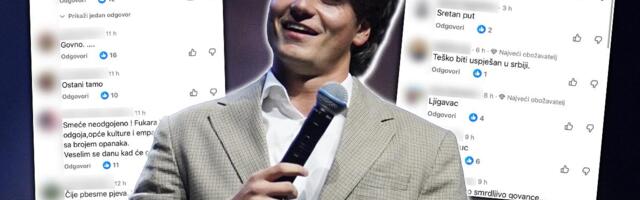 "LJIGAVAC I SMEĆE SMRDLJIVO" Jezivi napadi iz Hrvatske na nedužnog Jakova Jozinovića zbog 7 koncerata u Beogradu - "Ne vraćaj se iz Srbije, izdao si nas" (FOTO)