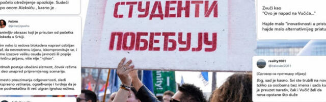 За сваки пораз и свађу блокадерима је крив Вучић