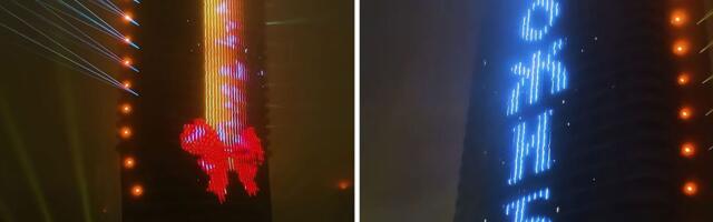 Belgrade Waterfront: Kula Beograd zasijala u čast Božića