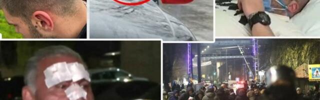 NAPADALI ŽENE, VADILI PIŠTOLJE, TUKLI AKTIVISTE SNS: Nasilje blokadera je prevršilo svaku meru - ovo su najstrašnije scene! (FOTO, VIDEO)