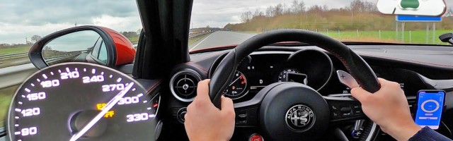 Koliko je Alfa Romeo Giulia Quadrifoglio brza u realnom saobraćaju? (VIDEO)