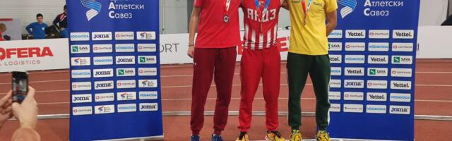Dve medalje za juniore Radničkom na prvenstvu Srbije u dvorani