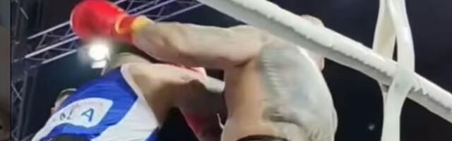 Ovako je Vaso Bakočević brutalno nokautirao Vuka Moba: Reperu vadili jezik usred ringa...