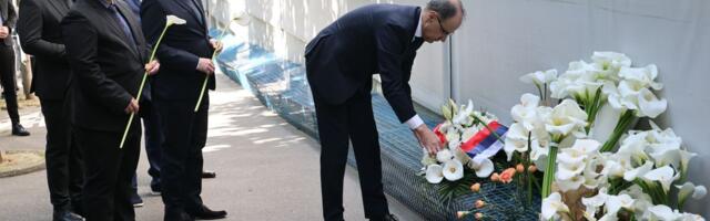 PM Macut and cabinet ministers pay respects to victims of Belgrade elementary school massacre