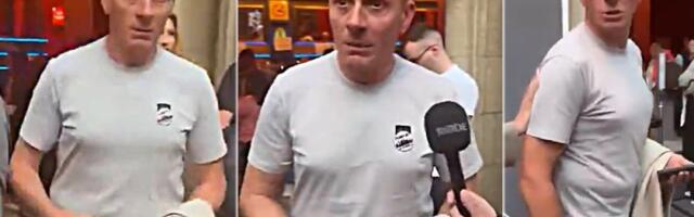 Zastrašujuće! Ovo je batinaš sa tribine Proglasa - Psovao, pretio, tukao, pa se pravdao sramnim rečima (VIDEO)