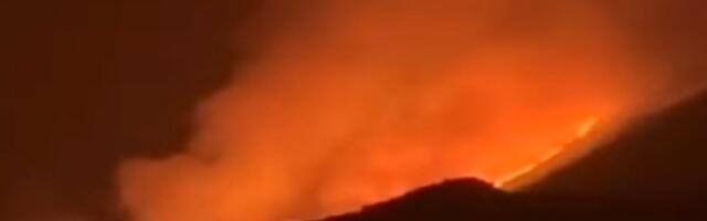 Ogroman požar iznad Bara, vatrogasci intervenisali čitavu noć (VIDEO)