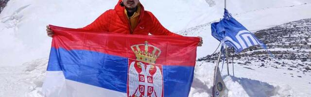 Leskovčanin Đorđe Kocić na vrhu Kavkaza