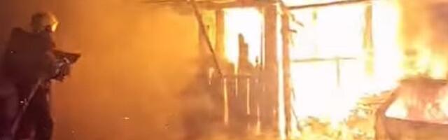 FOTO, VIDEO: Tri požara za manje od 12 sati u Stepanovićevu, Budisavi i Petrovaradinu