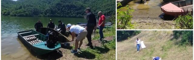 USPEŠNO REALIZOVANA EKO-AKCIJA NA JEZERU ĆELIJE: Veliki poduhvat JKP “Vodovod Kruševac” i drugih učesnika