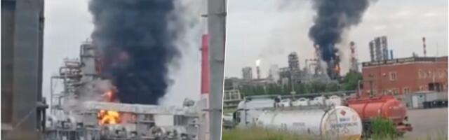 POGOĐENA JEDNA OD NAJVEĆIH PETROHEMIJSKIH KOMPANIJA U ISTOČNOJ EVROPI! Izveden strahovit napad dronovima na više regiona, 1.200 km daleko od granice! (VIDEO)