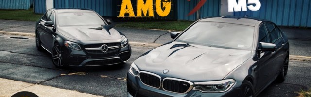 BMW M5 vs Mercedes-AMG E63 (VIDEO)