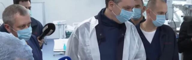 "STIŽE JOŠ 12 PACIJENATA, UKUPNO 29" Vučić u UKC: Nigde u Evropi ne postoji bolja intenzivna nega, naše bolnice su vrhunski opremljene