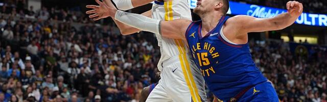 VIDEO: Jokićev dabl-dabl i preokret Denvera za pobedu protiv Golden stejta