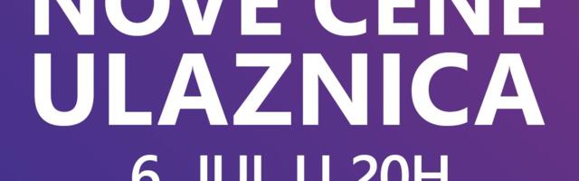 Poskupljenje ulaznica za KoZmaj Fest stiže 6. jula u 20 časova