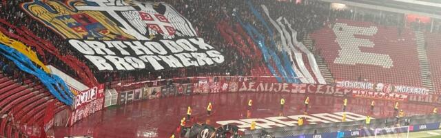 Zvezda otkrila koliko je navijača bilo na meču protiv FCSB po kišnom vremenu