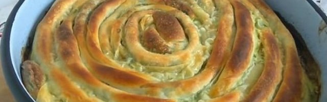 PITA ZELJANICA! Ukusna, brzo se sprema - napravite je za VEČERU, ostaće i za DORUČAK (FOTO)