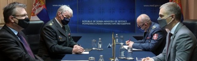 STEFANOVIĆ SA AMBASADOROM REPUBLIKE SLOVENIJE, Bergant podsetio da Slovenija preuzima predsedavanje EU