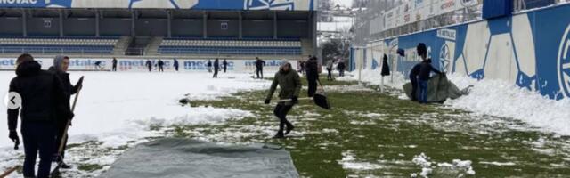 Metalac pred Partizan čisti sneg, a trener upozorava: Pojedinci su zaboravili kojim je putem klub krenuo