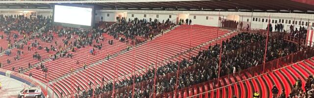 Navijači PSV-a došli na stadion nakon haosa u centru Beograda