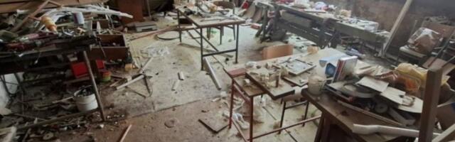 HOROR I KATASTROFA: Pogledajte kako su blokaderi uništili školu u Leskovcu (FOTO)