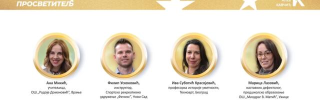 Nastavnica iz Vranja među četiri finalista u trci za najprosvetitelja 2026'