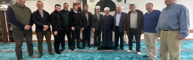 Muftija Dudić održao hutbu u džematu Antverpen u Belgiji