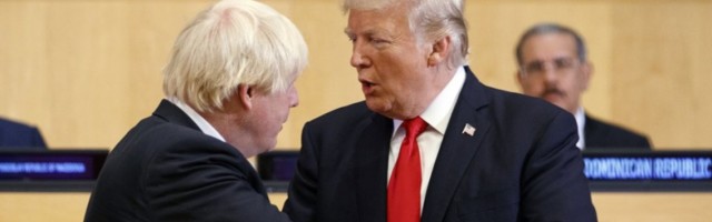 Već ga otpisao: Boris Džonson nazvao Trampa bivšim predsednikom