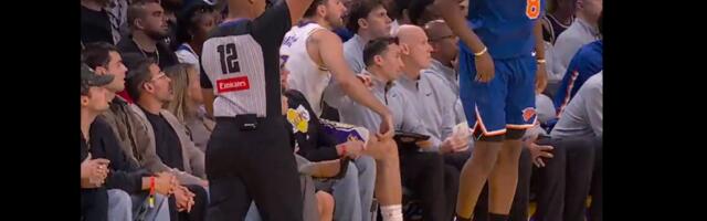 Dončićeva magija i neverovatan koš uz zvuk sirene, pa pad u prvi red publike! /VIDEO/