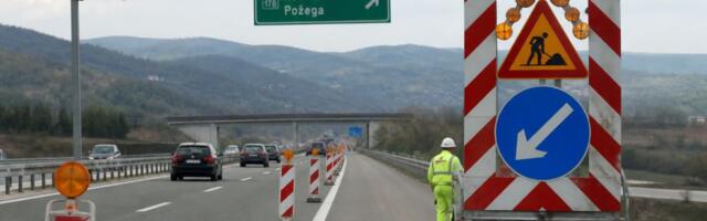 Zbog radova neprohodne zaustavne trake na deonici auto-puta od Pakovraća do Požege