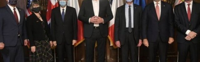 JEDAN OD PRIORITETA OSTAJE DALJE UČVRŠĆIVANJE PARTNERSTVA I SARADNJE!! Vučić razgovarao sa ambasadorima Kvinte o najaktuelnijim pitanjima!