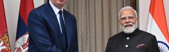 "SRBIJA VIDI INDIJU KAO POUZDANOG I STRATEŠKI VAŽNOG PARTNERA U AZIJI" Predsednik Vučić o sastanku s indijskim premijerom, pozvao ga da poseti Srbiju (FOTO)