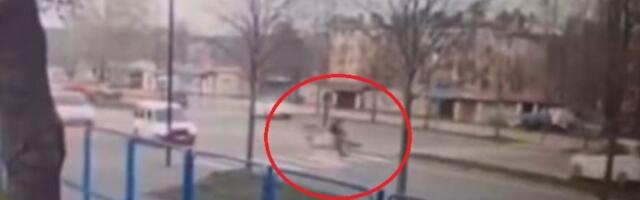 Ovako je motociklista u Novom Sadu usmrtio biciklistu (UZNEMIRUJUĆI SNIMAK)