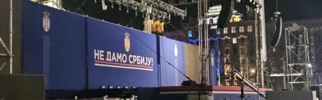 POSLEDNjE PRIPREME ZA VELIKI NARODNI SKUP: Centar Beograda spreman za početak