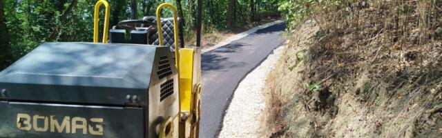 Asfaltiranje u zaseoku Granica u MZ Karan