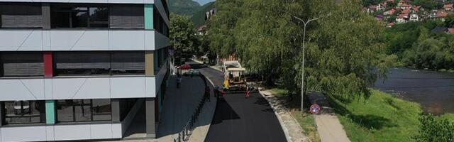 Novi asflat u na pribojskim ulicama
