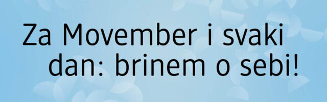 Utakmica života: dm i ove godine nastavlja Movember tradiciju podizanja svesti o muškom zdravlju