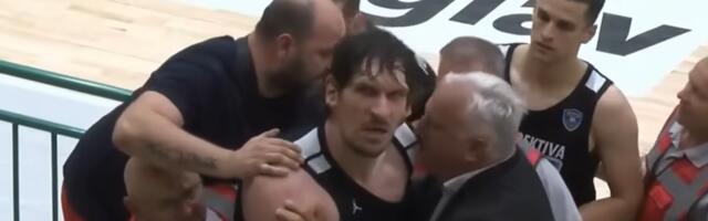 Bobi kakvog ne znamo – izgubio živce, Dončić ga smirivao: Marjanović se gurao, psovao i sukobio sa ljudima na tribinama /VIDEO/