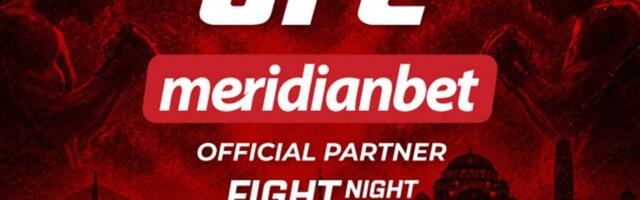 PIŠE SE ISTORIJA U ARENI: Meridianbet zvanični sponzor UFC Fight Night Belgrade!