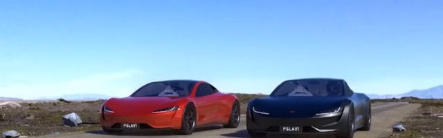 Tesla Roadster opremljen SpaceX paketom ubrzava do 96 km/h za 1,1 sekundu (VIDEO)