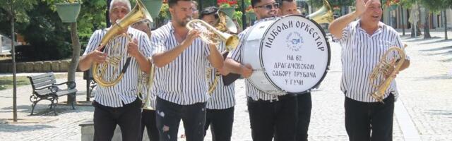 Prijem za pobednike Guče u gradskoj kući: Mekota trubačke duše FOTO