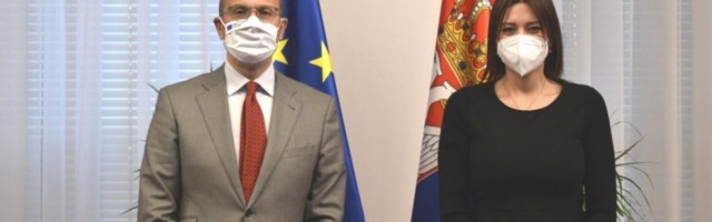 Ministarka Irena Vujović sa Semom Fabricijem o nastavku saradnje sa Delegacijom EU u oblasti zaštite životne sredine