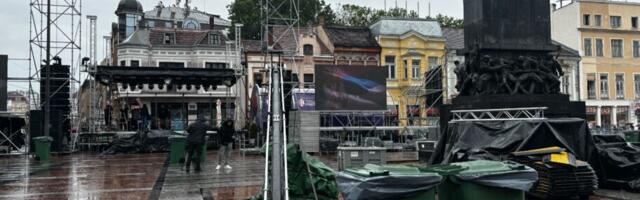 Opština Medijana naložila da se ukloni SNS bina iz centra Niša, ali umesto bine uklonili rešenje