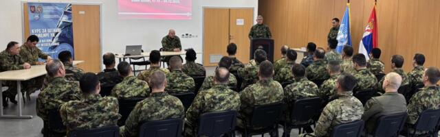 Sertifikovana UN obuka u Srbiji: Usavršavanje oficira za dužnosti u mirovnim operacijama