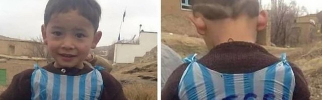 Mali Avganistanac u dresu od plastičnih kesa je najveći Mesijev fan, ali najbogatiji fudbaler sveta ga je izdao