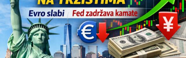 Evro slabi, dolar jača: Evo šta se dešava sa kursom