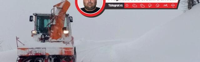 Sneg i nevreme u nastavku dana očekuju OVE delove Srbije: Pašće i do 20 cm snega, PRETI jak vetar!